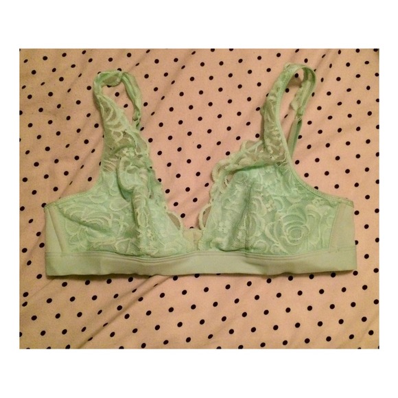 Mint Green PINK Bralette