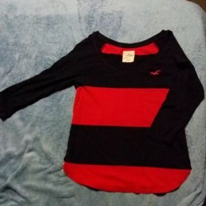 Hollister black n red