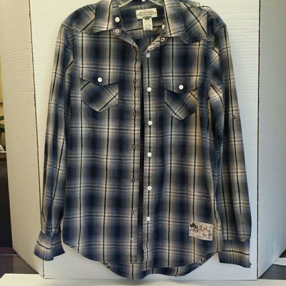 American Rag Two-Pocket Plaid Shirt
