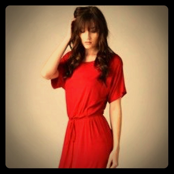 Red Rivera maxi dress