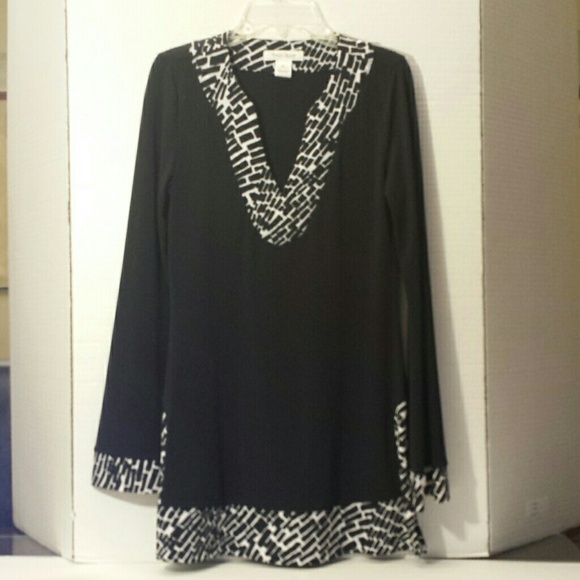 White House Black Market Tunic Top
