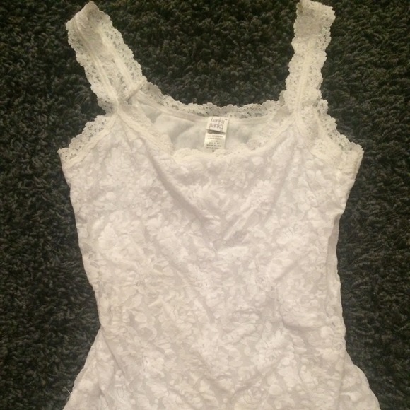 Hanky panky white lace camisole