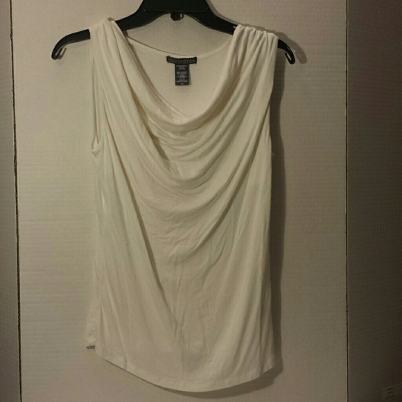 Covington Drape-neck Tank Top