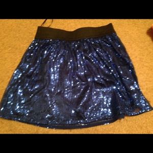 Sparkly sequenced skirt