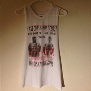 Tupac vs. Biggie muscle tank shirt