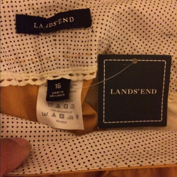 Sz 16 Lands' End Cropped Pants