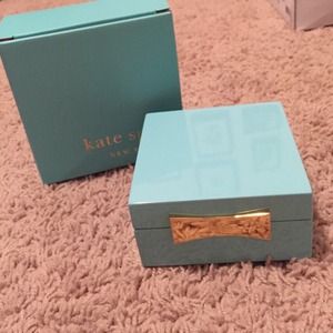 💢price drop 💢NWT Kate spade teal jewelry box