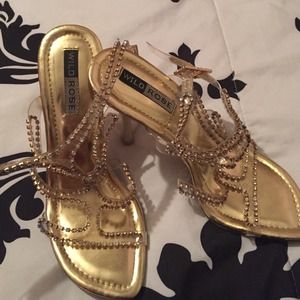 Diamond pageant shoes