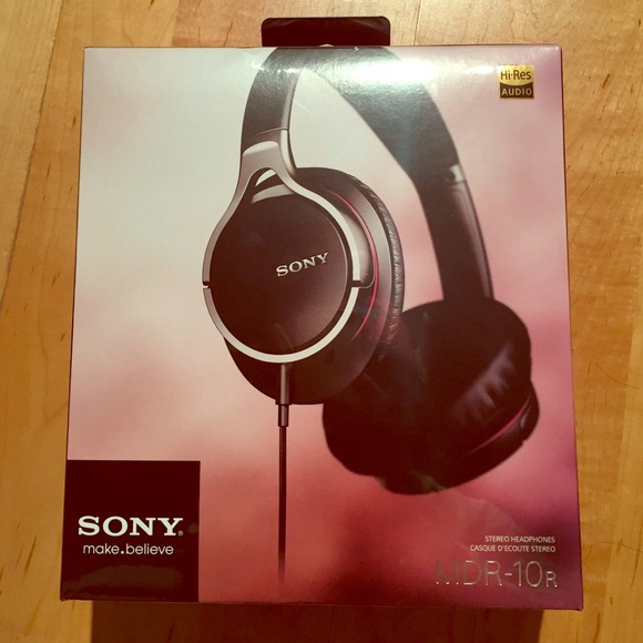 Sony MDR-10R high res stereo wired headphones
