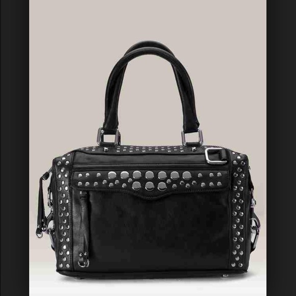 Rebecca Minkoff black studded purse