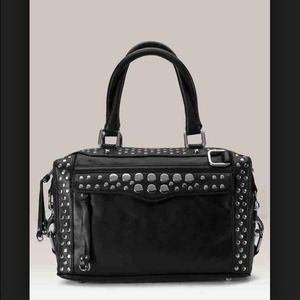 Rebecca Minkoff black studded purse