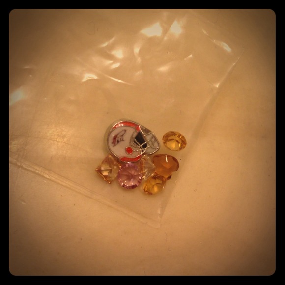 Bundle! Brand new broncos floating charms!