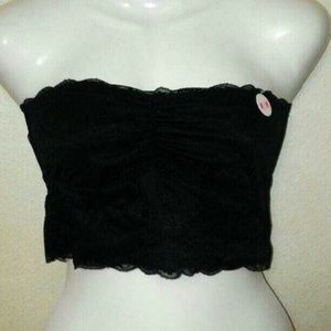 NWT vs black lace bandeau