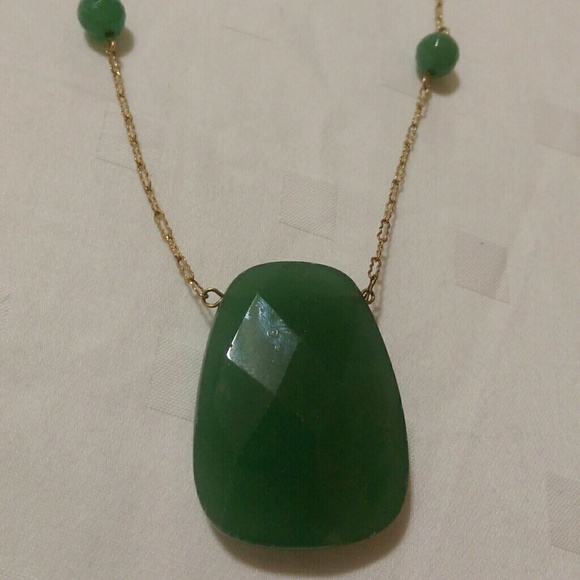 Jewelry - Jade semiprecious stone pendant