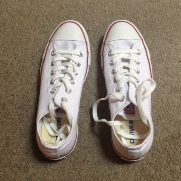 Womens white converse