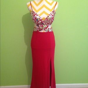 Sherri Hill Red Prom Dress