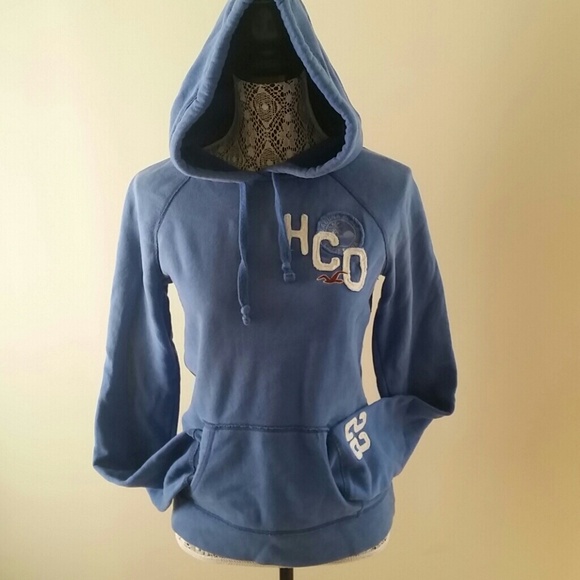 Blue Hollister hoodie