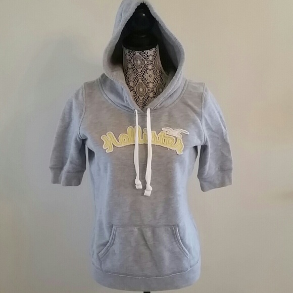 Grey Hollister hoodie & brown Abercrombie hoodie