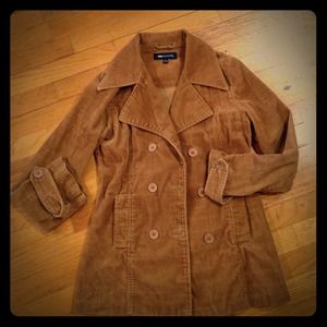 Camel corduroy jacket/missing one button on sleeve