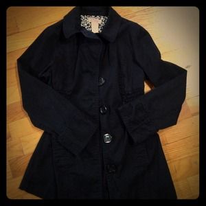 Black 3/4 sleeve jacket