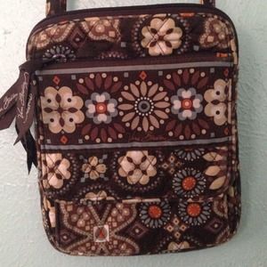 Vera Bradley brown crossbody