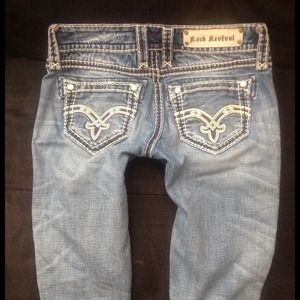 Rock revival straight jeans