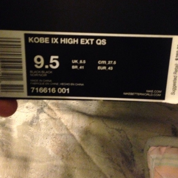 Snakeskin Kobe ix High EXT QS - Picture 4 of 4