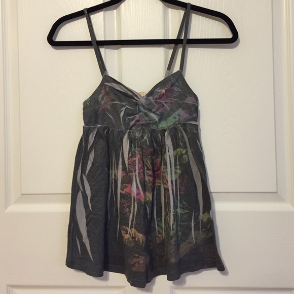 floral babydoll tank