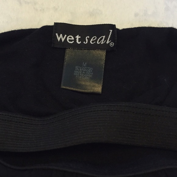 Black Chiffon Blouse w/Black strapless shirt ❤️ - Picture 4 of 4