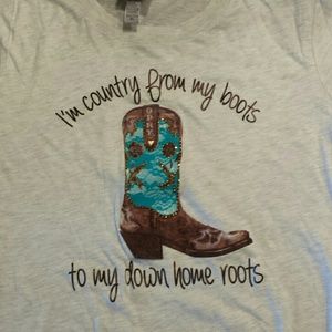 T-shirt with Country Boot