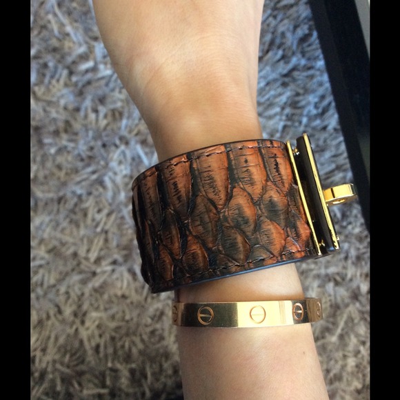 ❌SOLD❌ Python leather bracelet - Picture 4 of 4