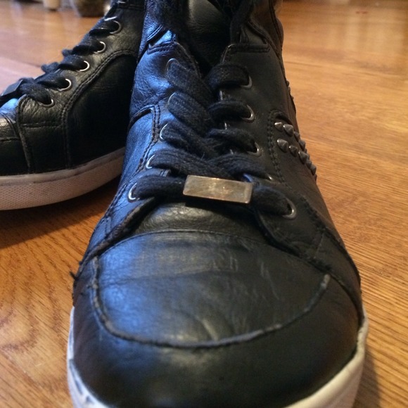 Studded black sneakers - Picture 3 of 3