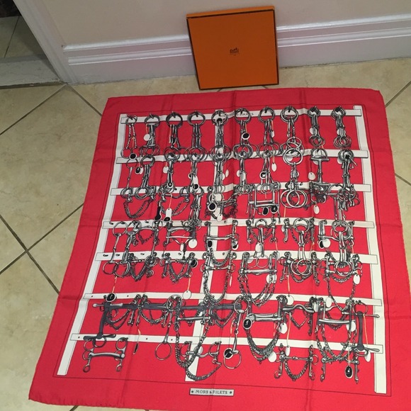 100% Authentic VINTAGE HERMES SCARF