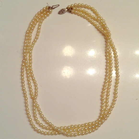 3 strand fresh water pearls