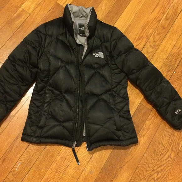 Black north face winter coat