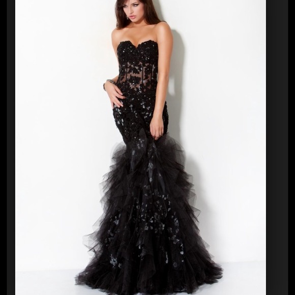 jovani black dress