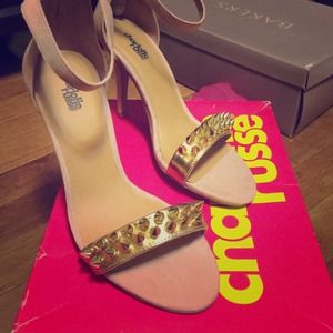 BRAND NEW ‼️ Nude Spiked Heels !
