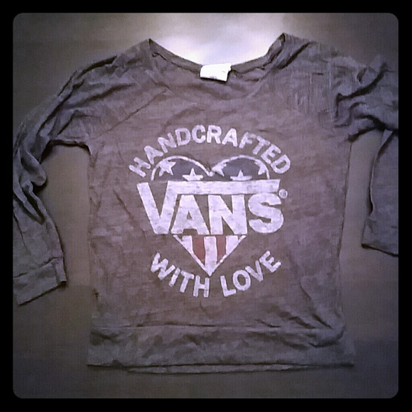 Vans 3/4 Sleeve Raglan Knit Top