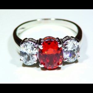 Sterling Silver CZ Ring