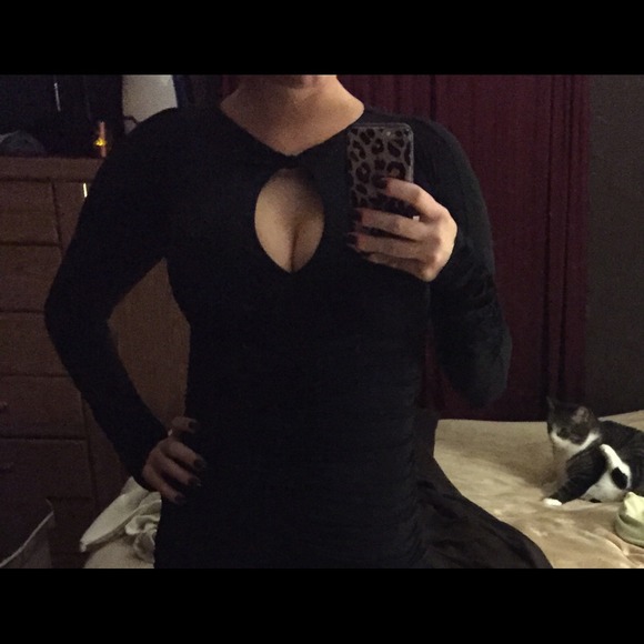 Sexy Keyhole ruched top