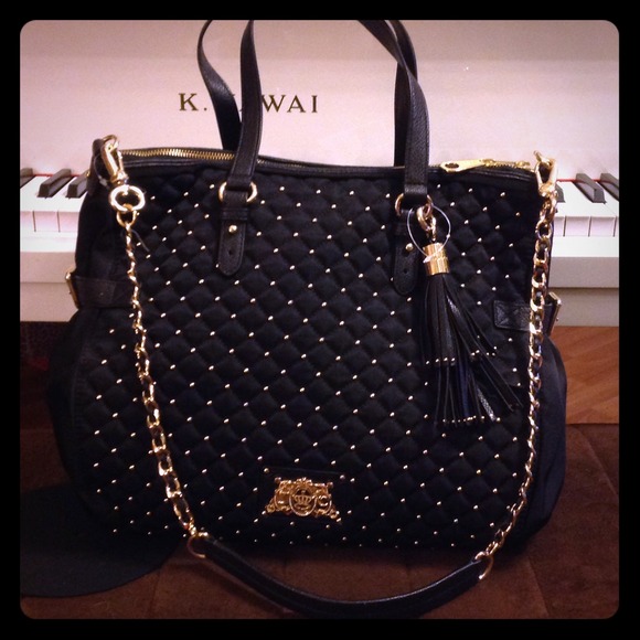 Juicy couture zip top tote bag🌈