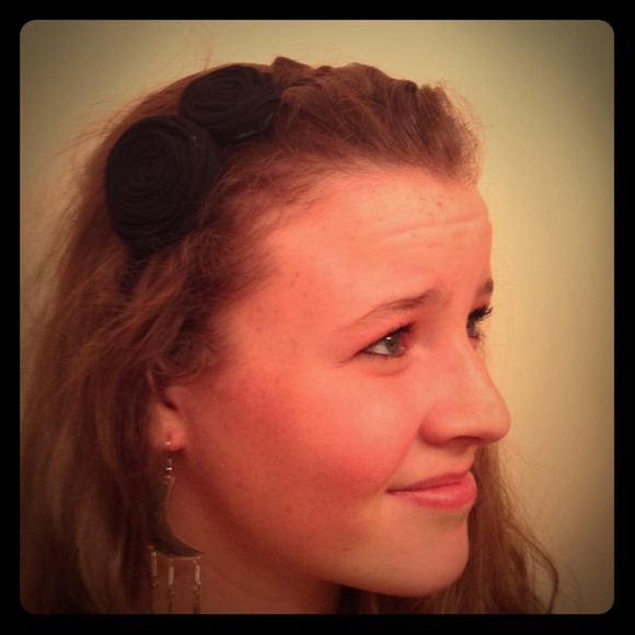 Black Roses Headband