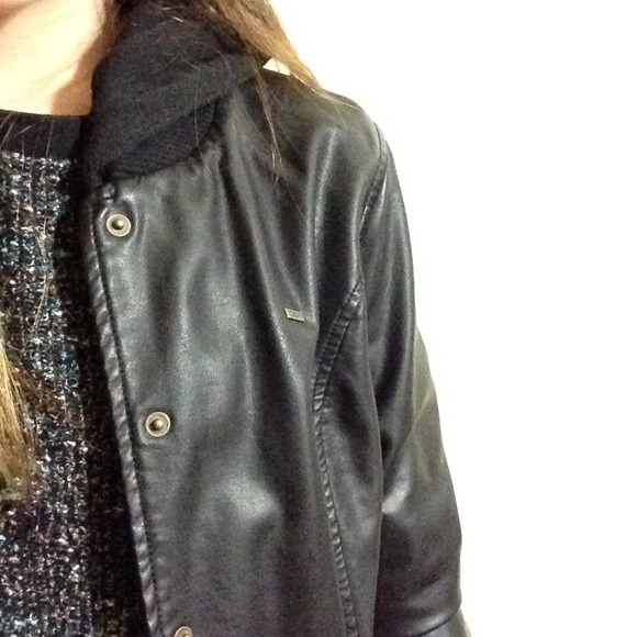 Obey leather jacket