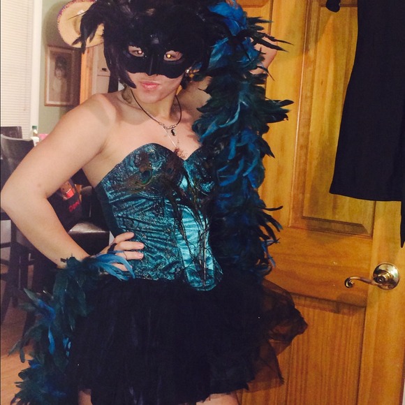 Peacock costume w/ scarf .no mask!