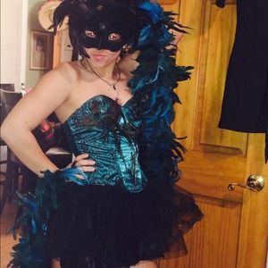 Peacock costume w/ scarf .no mask!