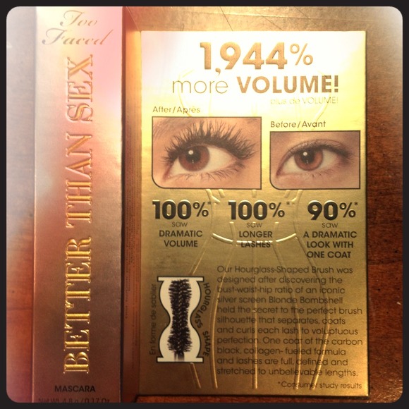 Too Faced Better Than Sex mascara    .17 Oz