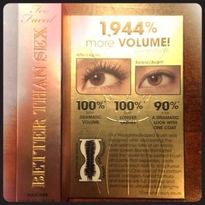 Too Faced Better Than Sex mascara    .17 Oz