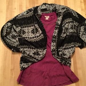 Tribal Print Cardigan