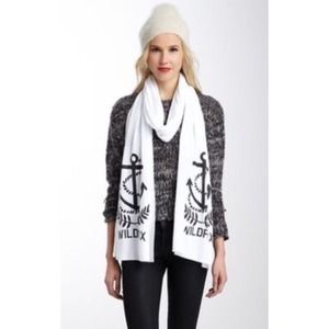Wildfox white scarf NWOT