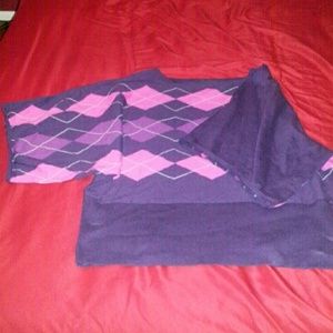 LB purple/pink short sleeve sweater 18/20